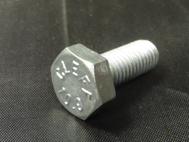 (image for) M10 X 1.25 HEX BOLT ZINC PLATED 10.9